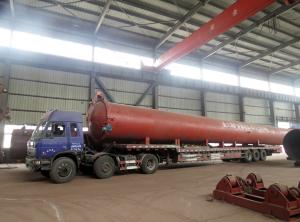 我公司3.6日发往河南华珠公司的3条2*26.5米蒸压釜及一台4吨生物质锅炉